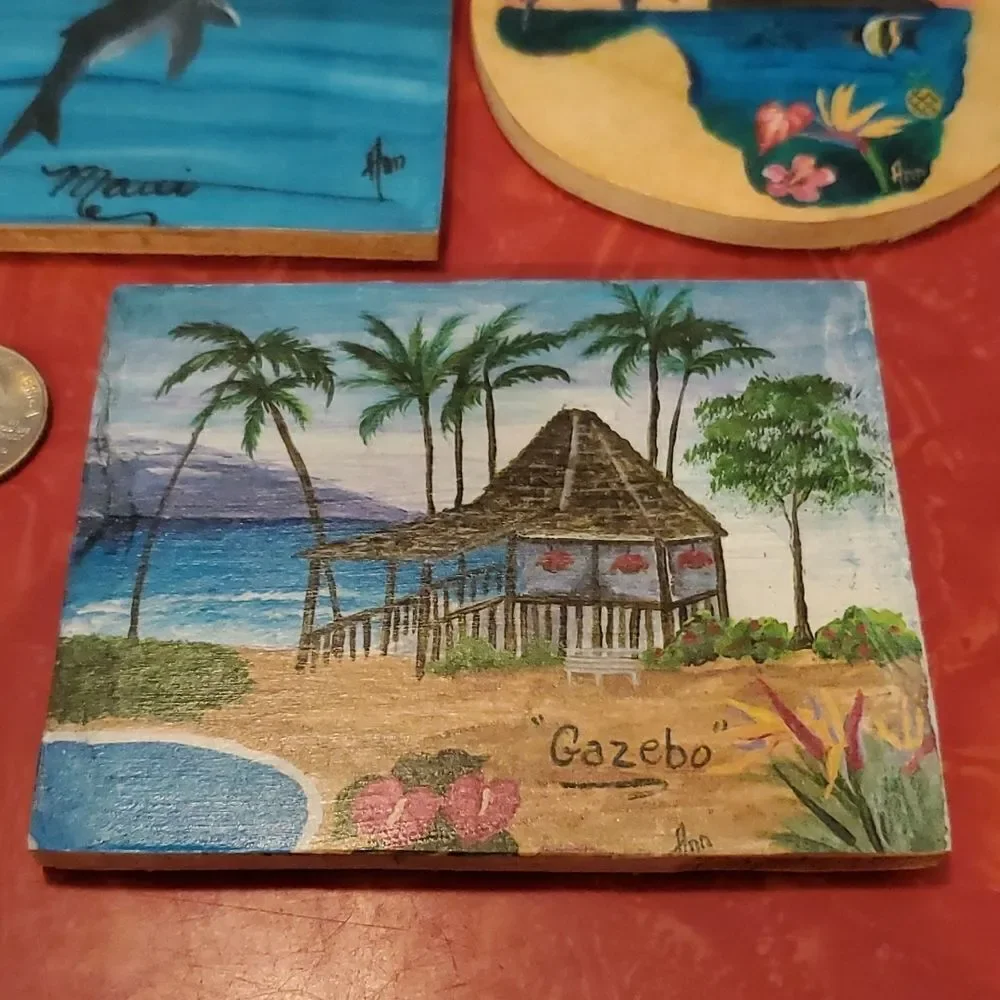 Made on Maui Hawaii Coaster Set of 3